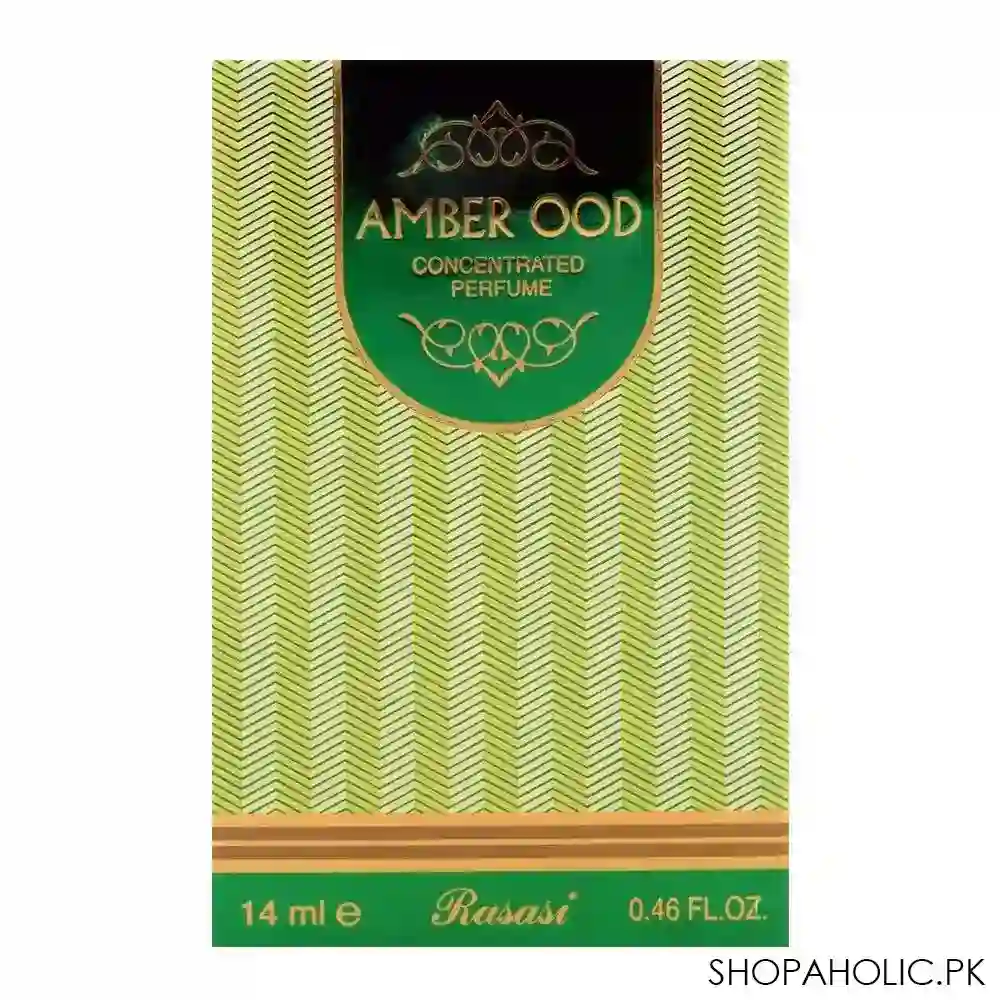 rasasi amber ood concentrated perfume oil 14ml image2