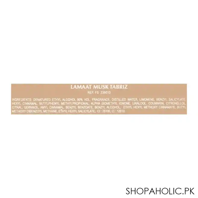 rasasi attar al boruzz lamaat musk tabriz  eau de parfum, fragrance for men, 50ml image3