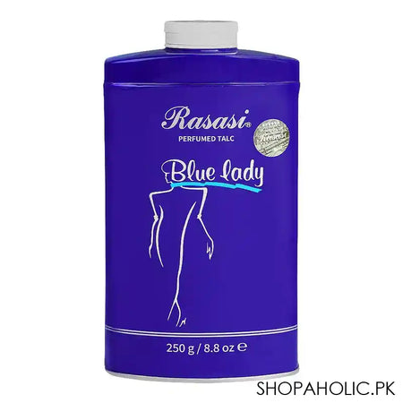 Rasasi Blue Lady Perfumed Talc, For Women, 250g - Main Image