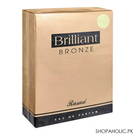 rasasi brilliant bronze eau de parfum, for men & women, 100ml image2