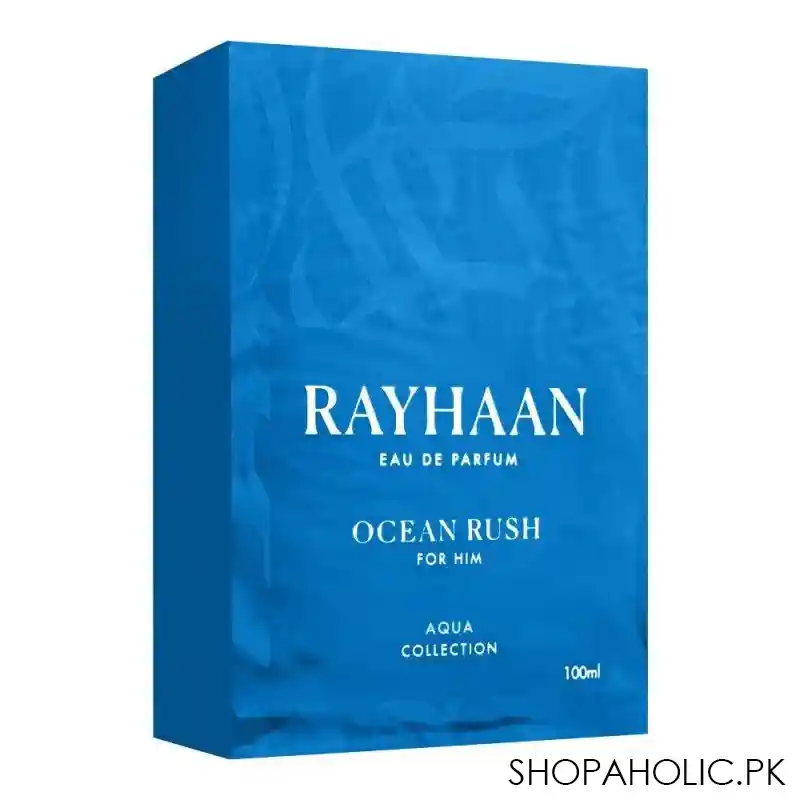 rasasi by rayhaan ocean rush for him eau de parfum, 100ml image2