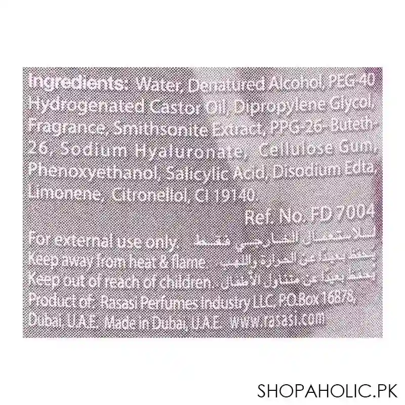 rasasi chastity deo roll on for men, 50ml image3