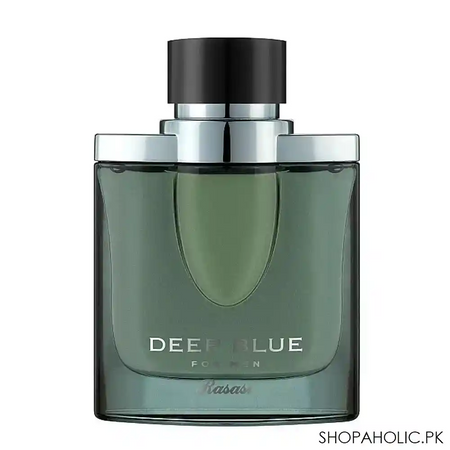 rasasi deep blue eau de parfum, for men, 100ml main image
