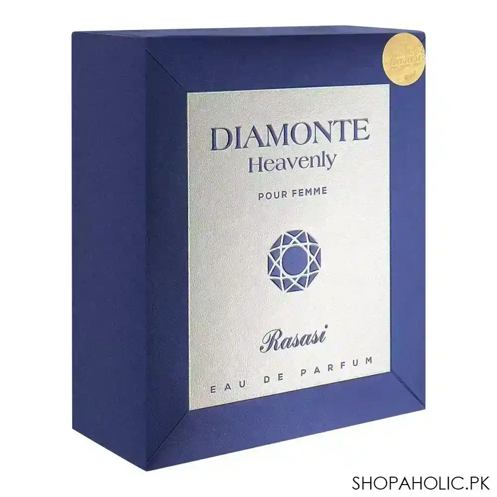 rasasi diamonte heavenly pour femme eau de parfum, for women, 100ml image2