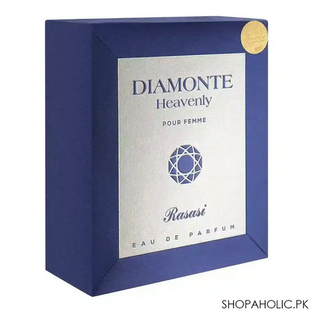 rasasi diamonte heavenly pour femme eau de parfum, for women, 100ml image2