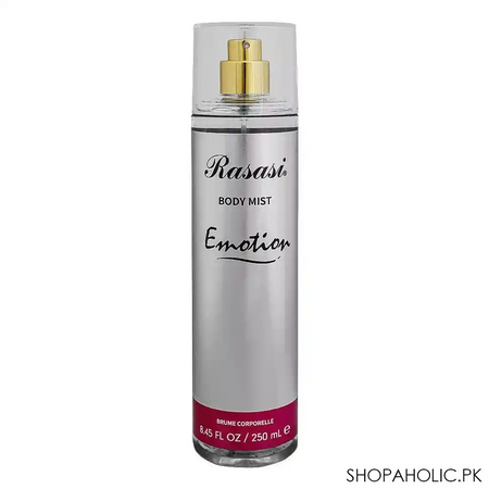 rasasi emotion body mist, for women, 250ml main image