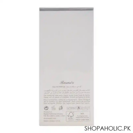 rasasi nafaeis al shaghaf pour homme eau de parfum, fragrance for men, 100ml image3