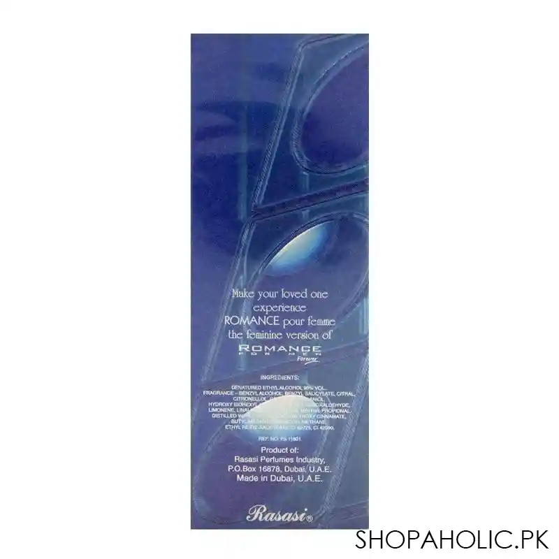 rasasi romance forever perfume men 100ml image3