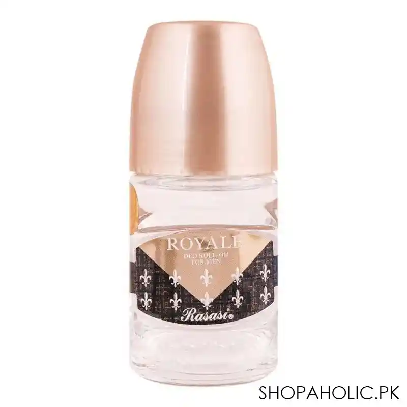rasasi royale deo roll on for men, 50ml main image