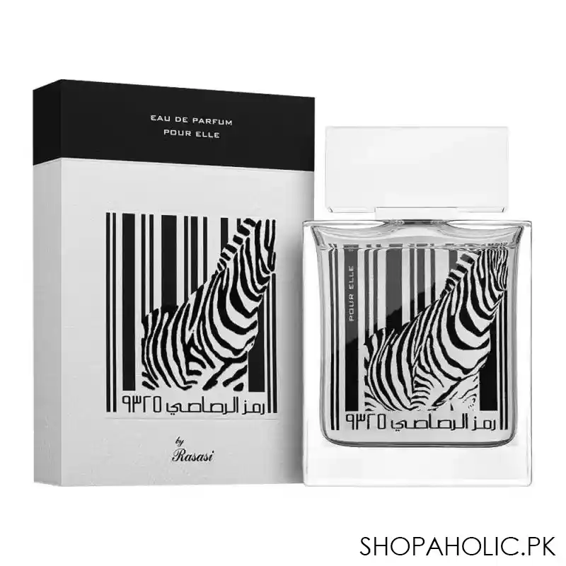 rasasi rumz al rasasi 9325 zebra pour elle eau de parfum, fragrance for men, 50ml main image