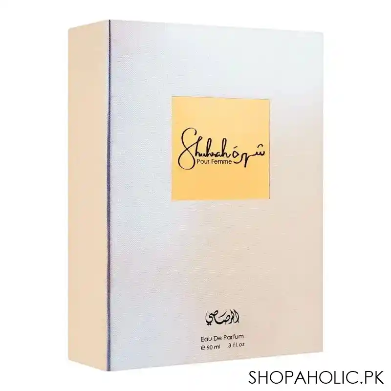 rasasi shuhrah eau de parfum, fragrance for women, 90ml main image