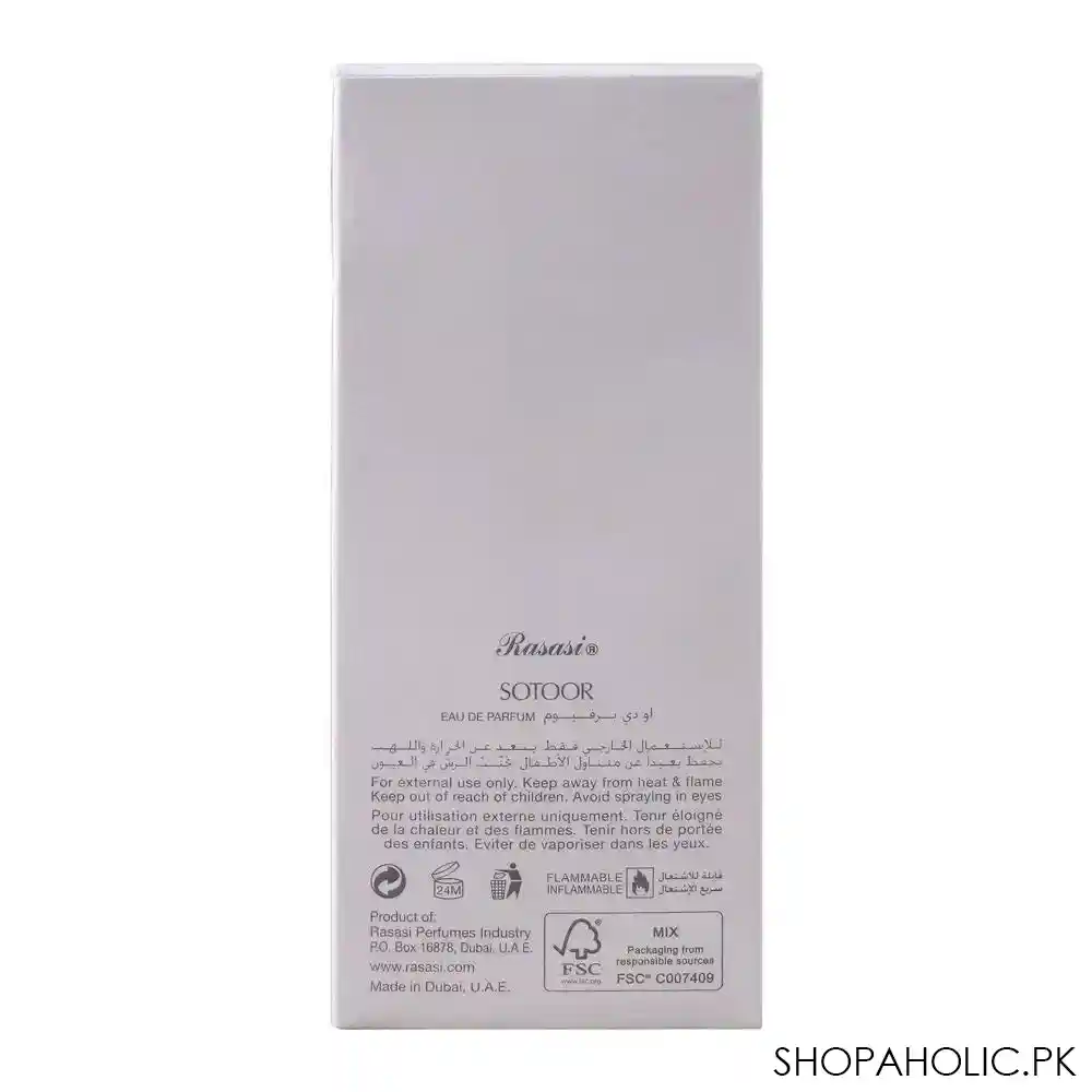 rasasi sotoor taa eau de parfum, men & women, 100ml image3