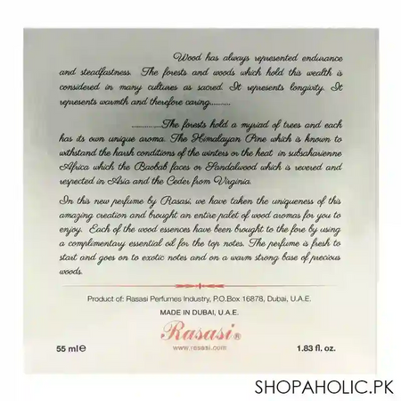 rasasi woody for women edp 55ml image3