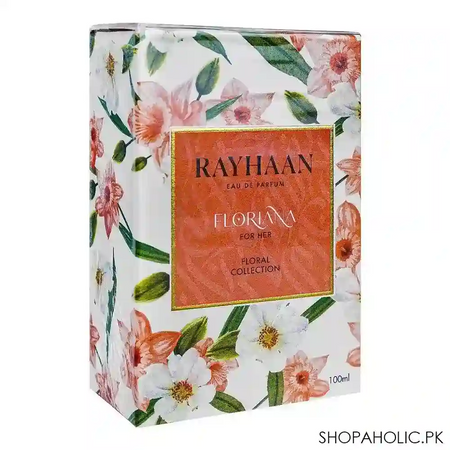 rayhaan floriana eau de parfum, for women, 100ml image2