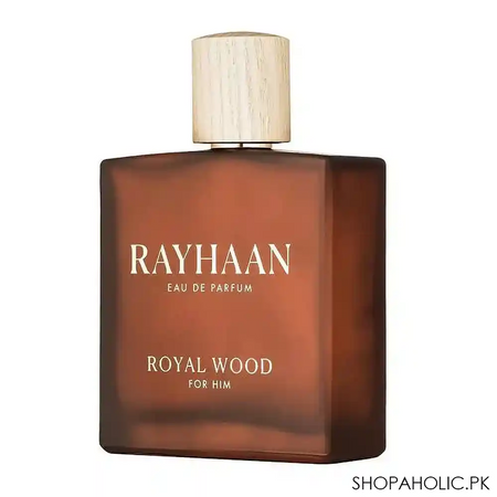 rayhaan royal wood eau de parfum, for men, 100ml main image