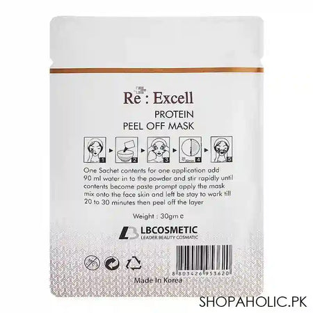 Re : Excell Protein Whitening & Lifting Peel Off Mask, 30g - Image 3