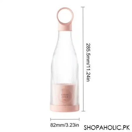 rechargeable 6 blade fresh juice bottle blender image10