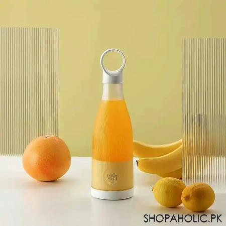rechargeable 6 blade fresh juice bottle blender image5