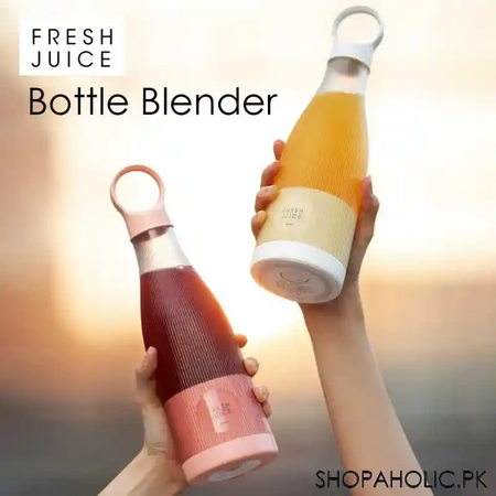 rechargeable 6 blade fresh juice bottle blender main image