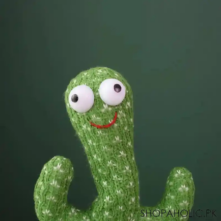 rechargeable  dancing cactus plush talkative kids toy image6