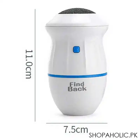 rechargeable find back callus remover with built in vacuum foot grinder machine hard crack cleaning image8