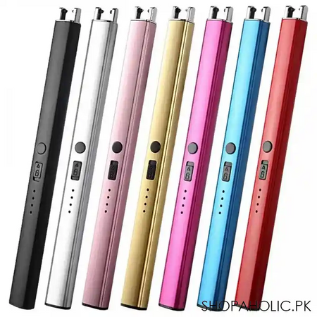 rechargeable pen style arc electric lighter image5