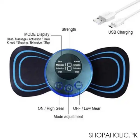 rechargeable portable electric butterfly massager image2