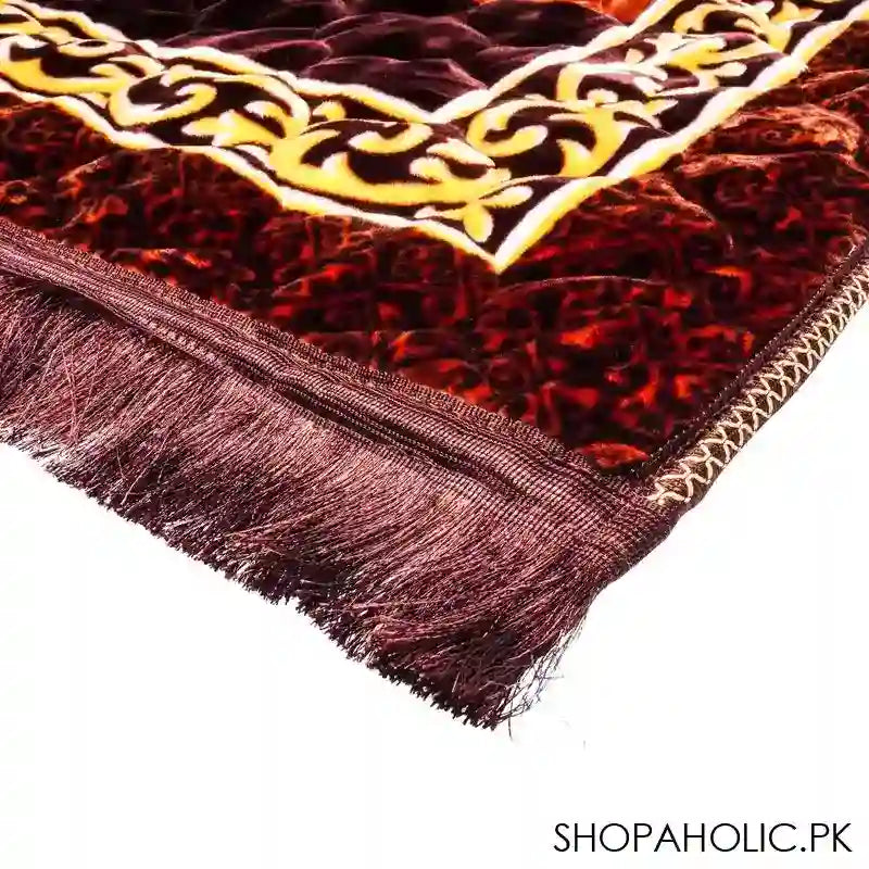 Red N Bed Hajar Al-Aswad Prayer Mat, Hadiya Gift Box, Brown - Image 4