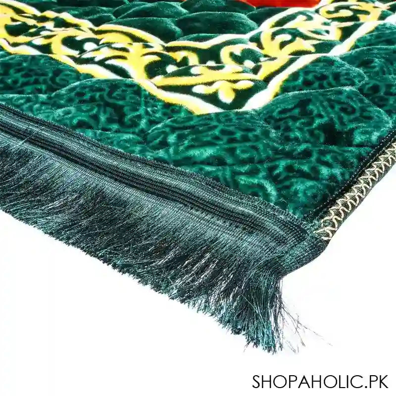 Red N Bed Hajar Al-Aswad Prayer Mat, Hadiya Gift Box, Green - Image 4