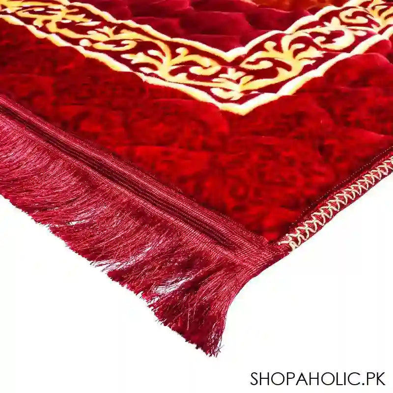 Red N Bed Hajar Al-Aswad Prayer Mat, Hadiya Gift Box, Red - Image 2