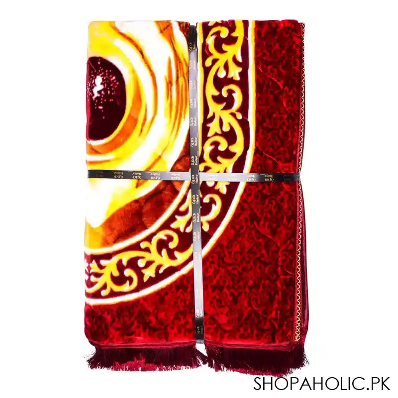 Red N Bed Hajar Al-Aswad Prayer Mat, Hadiya Gift Box, Red - Image 3