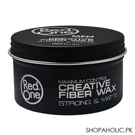 Red One Men Strong & Matte Creative Fiber Hair Wax, 100ml - Main Image