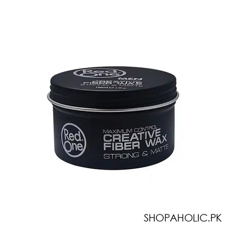 Red One Men Strong & Matte Creative Fiber Hair Wax, 100ml - Image 3