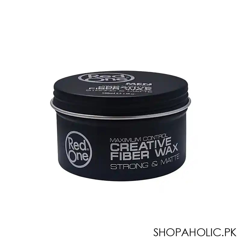 Red One Men Strong & Matte Creative Fiber Hair Wax, 100ml - Image 3