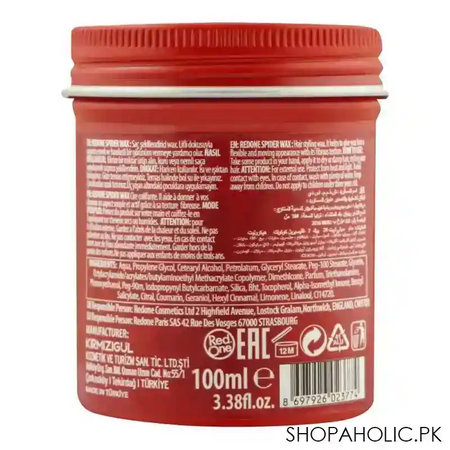 red one passionate redone spider hair wax, 100ml image2