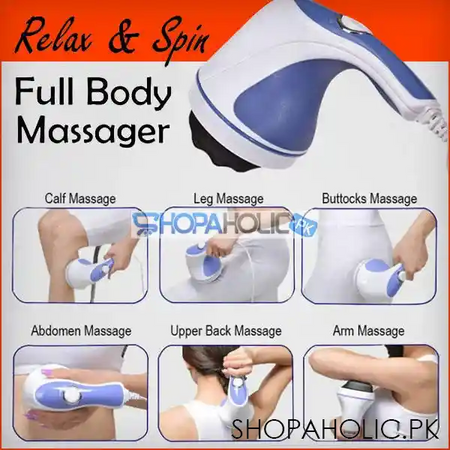 relax & spin tone handheld massager main image