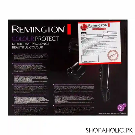 remington color protect hair dryer d6090 image3