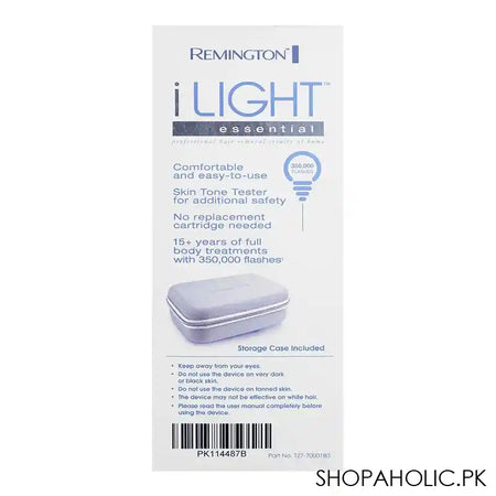 Remington I Light Essential Hair Removal, IPL3500 - Image 3