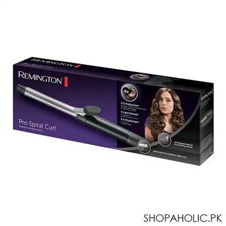 remington pro spiral curl titanium ceramic tong, 19mm, ci5519 image2