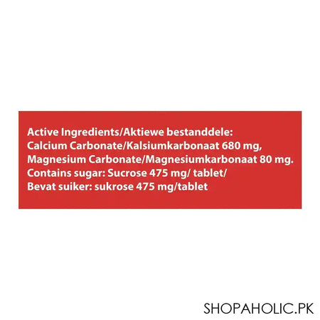 Rennie Peppermint Chewable Atacid Tablets, 1-Strip (6 Tablets) - Image 2