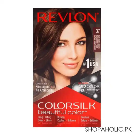revlon colorsilk dark golden brown hair color 37 main image