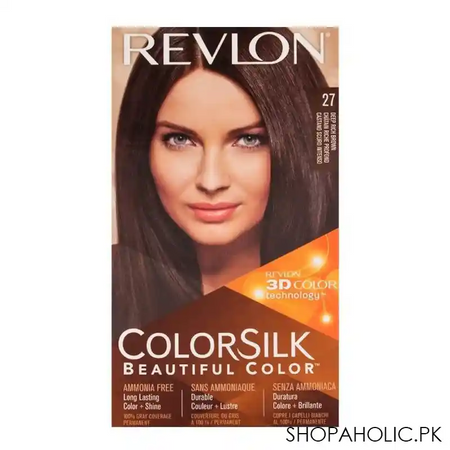 revlon colorsilk deep rich brown  hair color 27 main image