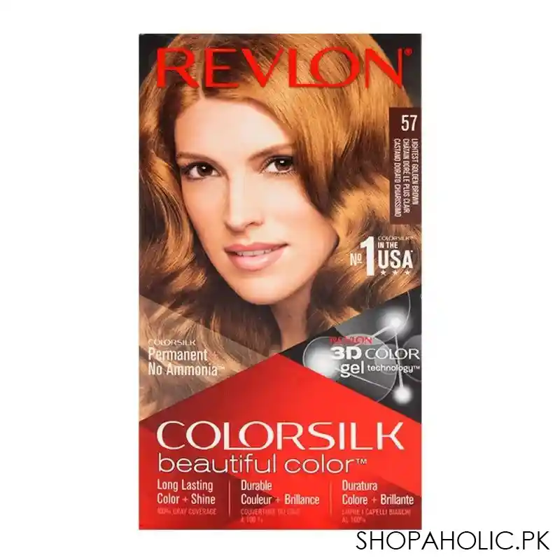 revlon colorsilk lightest golden brown hair color 57 main image