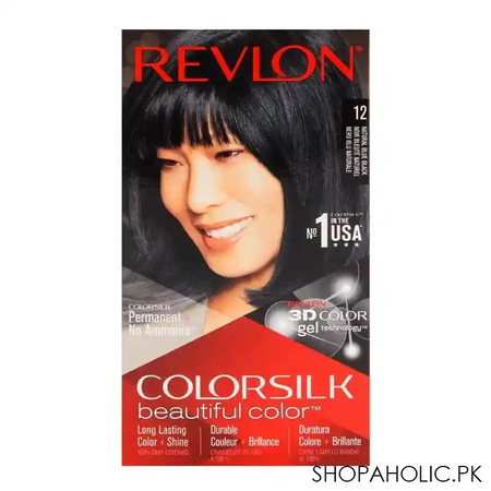 revlon colorsilk natural blue black hair color 12 main image
