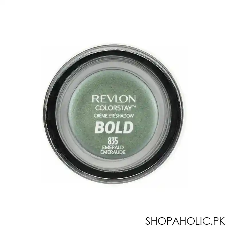 revlon colorstay creme eyeshadow, 835 emerald image2