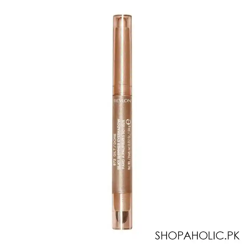 revlon colorstay glaze stick silky shimmer eyeshadow, 872 gilt image2