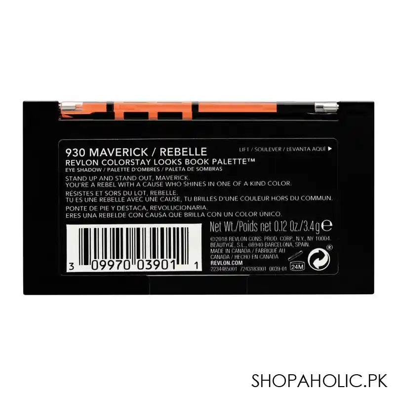 Revlon Colorstay Looks Book Palette, 930 Maverick/Rebelle - Image 2