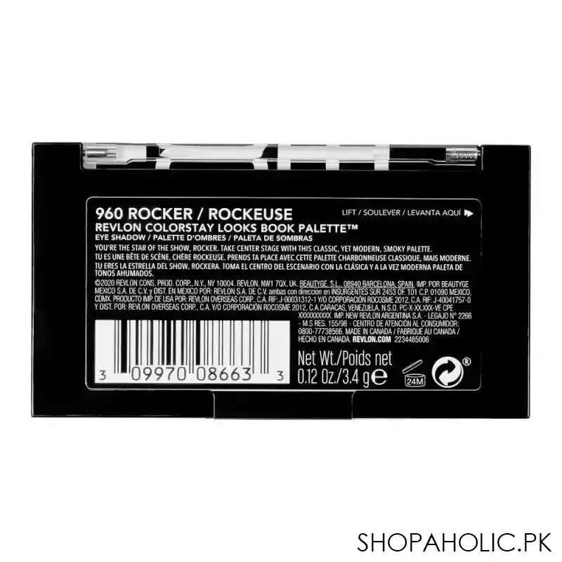 revlon colorstay looks book palette, 960, rocker/rockeuse image3