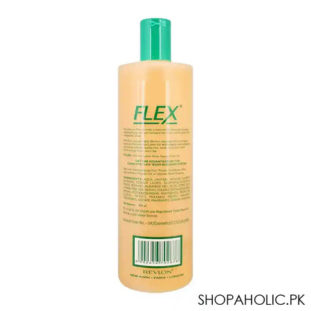 Revlon Flex Gentle Cleansing Protein Shampoo, Body Building, Dry/Damaged Hair, 592ml - Image 3
