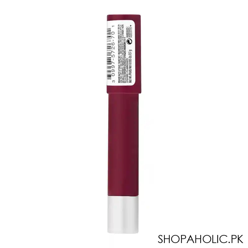 Revlon Matte Lip Balm, 270 Fiery Flamboyante - Image 2